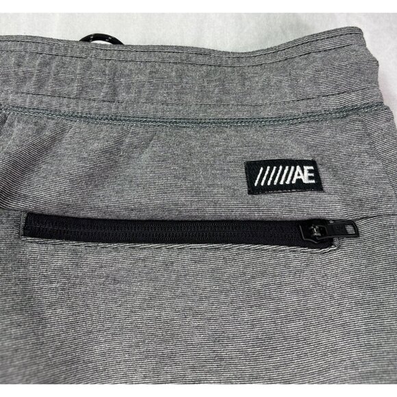 American Eagle Mens 24/7 Joggers Size S Gray Black Sweatpants Elastic Waist - Picture 7 of 9
